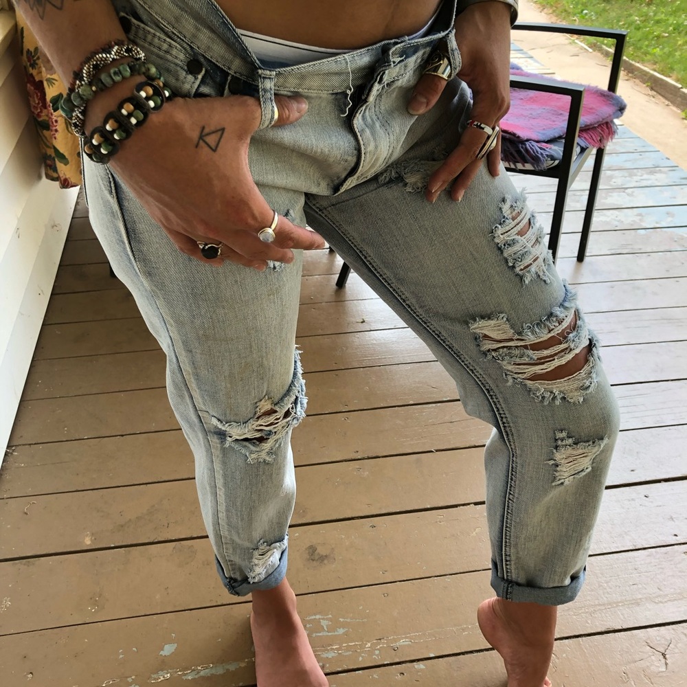 ONE jeans Baggie Boyfriend Jeans - Picture 1 of 6